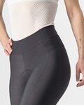 CASTELLI Pantaloni de ciclism lungi fără bretele - VELOCISSIMA THERM W - negru