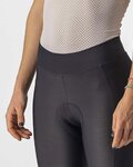 CASTELLI 3/4 șosete de ciclism fără bretele - VELOCISSIMA THERM W - negru