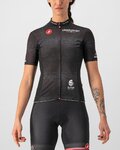 CASTELLI Tricou de ciclism cu mânecă scurtă - GIRO D'ITALIA 2022 W - negru