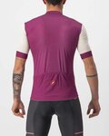 CASTELLI Tricou de ciclism cu mânecă scurtă - GIRO D'ITALIA 2024 - alb/mov