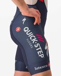 CASTELLI Pantaloni scurți de ciclism cu bretele - SOUDAL QUICK-STEP 23 - albastru