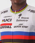 CASTELLI Tricou de ciclism cu mânecă scurtă - SOUDAL QUICK-STEP 23 - alb