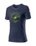 CASTELLI Tricou de ciclism cu mânecă scurtă - ARMANDO - albastru