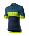 CASTELLI Tricou de ciclism cu mânecă scurtă - PROLOGO VI - albastru/verde