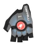 CASTELLI Mănuși de ciclism fără degete - ROSSO CORSA ESPRESSO - gri/negru