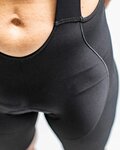 CASTELLI Pantaloni scurți de ciclism cu bretele - SUPERLEGGERA - negru