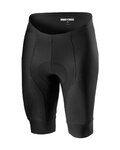 CASTELLI Pantaloni scurți de ciclism fără bretele - COMPETIZIONE - negru