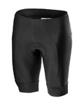CASTELLI Pantaloni scurți de ciclism fără bretele - ENTRATA - negru