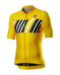 CASTELLI Tricou de ciclism cu mânecă scurtă - HORS CATEGORIE - galben