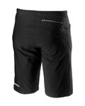 CASTELLI Pantaloni scurți de ciclism fără bretele - UNLIMITED BAGGY - negru