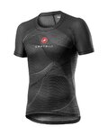 CASTELLI Tricou de ciclism cu mânecă scurtă - PRO MESH - negru