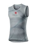CASTELLI Tricou de ciclism fără mâneci - PRO MESH - gri