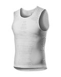 CASTELLI Tricou de ciclism fără mâneci - CORE SEAMLESS - alb