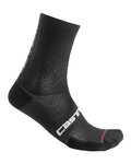 CASTELLI Șosete clasice de ciclism - SUPERLEGGERA 12 - negru