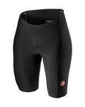 CASTELLI Pantaloni scurți de ciclism fără bretele - VELOCISSIMA 2 LADY - turcoaz/negru
