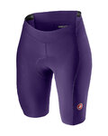 CASTELLI Pantaloni scurți de ciclism fără bretele - VELOCISSIMA 2 LADY - mov