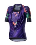 CASTELLI Tricou de ciclism cu mânecă scurtă - CLIMBER'S LADY - mov