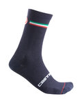 CASTELLI Șosete clasice de ciclism - ITALIA 15 - albastru