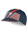 CASTELLI Șapcă de ciclism - HORS CATEGORIE - portocaliu/albastru/gri