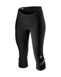 CASTELLI 3/4 șosete de ciclism fără bretele - VELOCISSIMA 2 LADY - negru