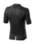 CASTELLI Tricou de ciclism cu mânecă scurtă - ITALIA 20 - negru