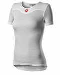 CASTELLI Tricou de ciclism cu mânecă scurtă - PRO ISSUE 2 LADY - alb