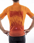 CASTELLI Tricou de ciclism cu mânecă scurtă - POLVERE - portocaliu