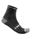 CASTELLI Șosete clasice de ciclism - ROSSO CORSA PRO 9 - negru