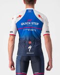 CASTELLI Tricou de ciclism cu mânecă scurtă - QUICK-STEP 2022 COMPETIZIONE - albastru/alb