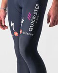 CASTELLI Pantaloni de ciclism lungi cu bretele - QUICK-STEP 2022 - albastru