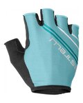 CASTELLI Mănuși de ciclism fără degete - DOLCISSIMA 2  LADY - negru/albastru deschis