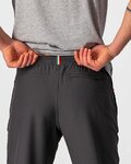 CASTELLI Pantaloni de ciclism lungi fără bretele - MILANO - negru