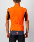 CASTELLI Tricou de ciclism cu mânecă scurtă - GABBA ROS - portocaliu/albastru