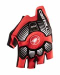 CASTELLI Mănuși de ciclism fără degete - ROSSO CORSA PRO V - roșu