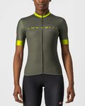 CASTELLI Tricou de ciclism cu mânecă scurtă - GRADIENT LADY - verde