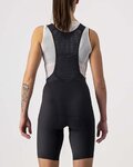 CASTELLI Pantaloni scurți de ciclism cu bretele - PREMIO W LADY - negru