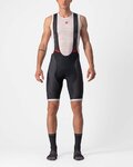 CASTELLI Pantaloni scurți de ciclism cu bretele - COMPETIZIONE KIT - negru/argintiu