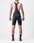 CASTELLI Pantaloni scurți de ciclism cu bretele - COMPETIZIONE KIT - negru/argintiu