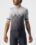 CASTELLI Tricou de ciclism cu mânecă scurtă - A TUTTA - alb/gri