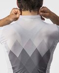 CASTELLI Tricou de ciclism cu mânecă scurtă - A TUTTA - alb/gri