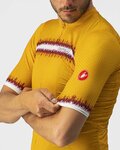 CASTELLI Tricou de ciclism cu mânecă scurtă - GRIMPEUR - galben
