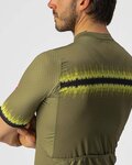 CASTELLI Tricou de ciclism cu mânecă scurtă - GRIMPEUR - verde