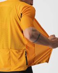 CASTELLI Tricou de ciclism cu mânecă scurtă - ENDURANCE ELITE - portocaliu
