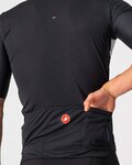CASTELLI Tricou de ciclism cu mânecă scurtă - PROLOGO VII - negru/bej/gri