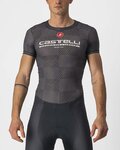 CASTELLI Tricou de ciclism cu mânecă scurtă - PRO MESH BL - negru