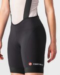CASTELLI Pantaloni scurți de ciclism cu bretele - ENDURANCE LADY  - negru
