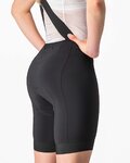 CASTELLI Pantaloni scurți de ciclism cu bretele - ENDURANCE LADY  - negru
