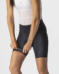 CASTELLI Pantaloni scurți de ciclism fără bretele - VELOCISSIMA 3 LADY - negru
