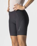 CASTELLI Pantaloni scurți de ciclism fără bretele - VELOCISSIMA 3 LADY - negru