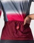 CASTELLI Tricou de ciclism cu mânecă scurtă - DOLCE LADY - bordo/albastru